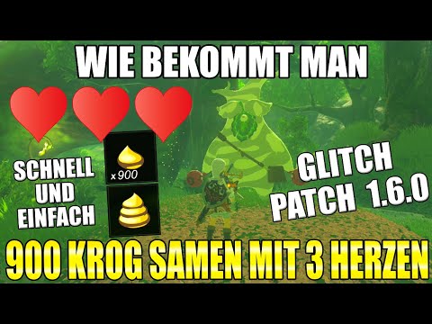 *NEW* How to duplicate 900 Korok Seeds with 3 hearts! - Glitch Patch 1.6.0 ► Zelda Breath of the ...