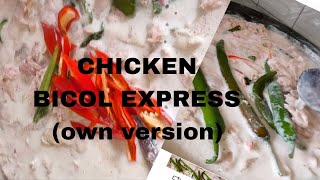 🔴CHICKEN BICOL EXPRESS SA ANGHANG 😋