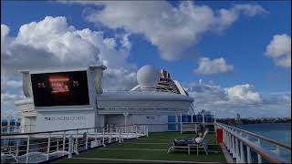 On Board Grand Princess in Auckland New Zealand #travel #grandprincess #cruiseship #holiday #viral