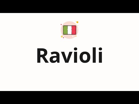 How to pronounce Ravioli