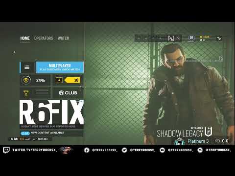 Rainbow Six Siege -  Operation Shadow Legacy TTS ( Test Server ) LIVE STREAM