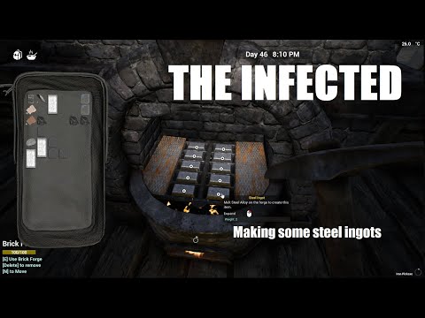 The Infected Ep. 32 - Making some of the new steel ingots