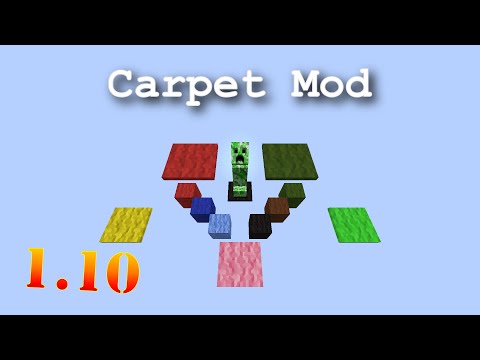 Minecraft 1.10 Carpet Mod - Monitor and Control Spawning Video