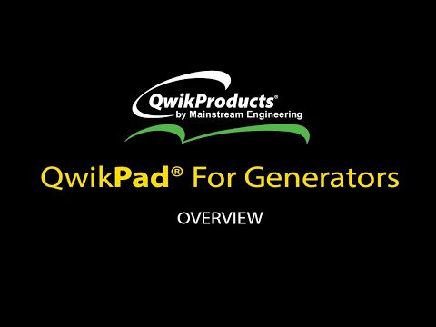 QwikPad for Generators Overview Guide