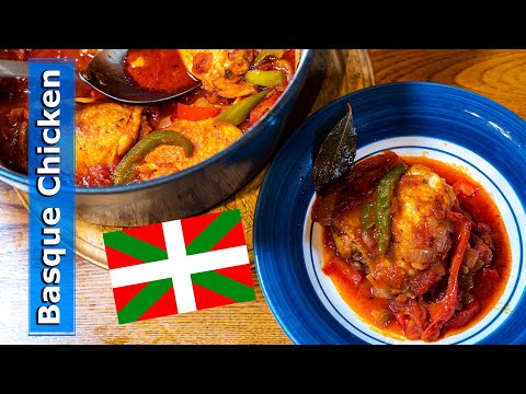 Basque Chicken Recipe - Poulet Basquaise