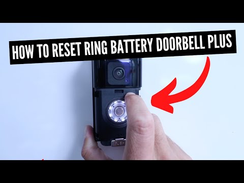 How To Factory Reset Ring Battery Video Doorbell Plus