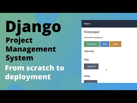 Django Project Management System | Django project with source code thumbnail