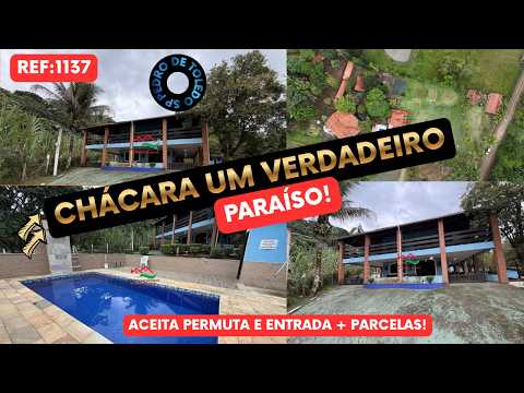 REF. 1137, CHACARA UM VERDADEIRO PARAISO EM PEDRO DE TOLEDO - SP!