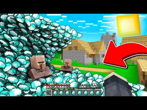 1000$ ELMAS TSUNAMİ VS KÖY! 😱 - Minecraft