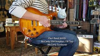 Video thumbnail for 【SP店】PRS McCarty 594 Soapbar / 10 Top / McCarty Sunburst by 楽器好きにはたまらない! フーチーズ 渋谷店 / Guitar Shop Hoochie's