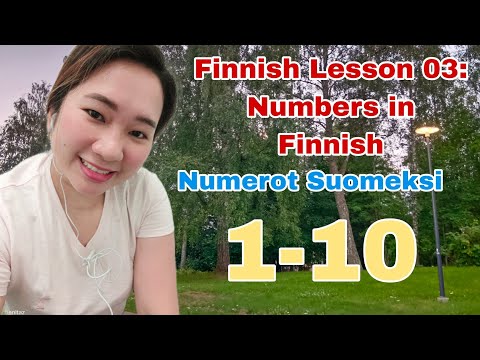 Finnish lesson 03: Numbers in finnish 1-10 | Numerot Suomeksi |sheenachenitazvlog
