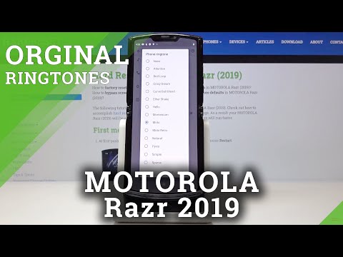 How to Change Ringtone in MOTOROLA Razr 2019 – List of Ringtones