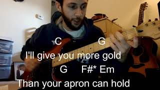 Alberta #1 (and #2) Bob Dylan Guitar Lesson Walkthrough with Harmonica &amp; Slide Info