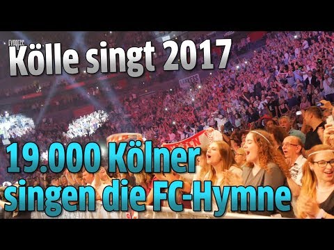 Kölle singt 2017: 19.000 Kölner singen mit Björn Heuser die FC-Hymne