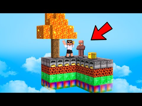 We Got Trapped In CUSTOM SKY BLOCK !!