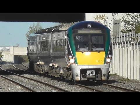 Irish Rail 22000 Class Intercity Train 22252 - Park West & Cherry Orchard Station, Dublin