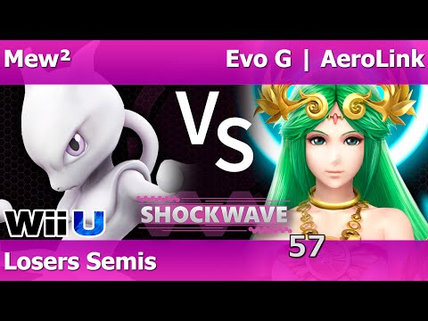 SW 57 Smash 4 - Mew² (Mewtwo, Pikachu) vs Evo G | AeroLink (Palutena) - Losers Semifinals