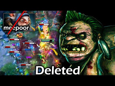OMG Deleted Immortal Meepo from the map | Genius Pudge