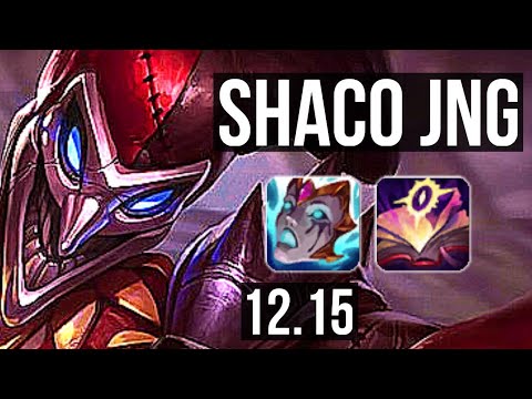 SHACO vs DIANA (JNG) | 3/0/9, 2.5M mastery, 500+ games | NA Diamond | 12.15