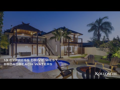13 Cypress Drive West, Broadbeach Waters, QLD 4218, 4 habitaciones, 3 baños, House