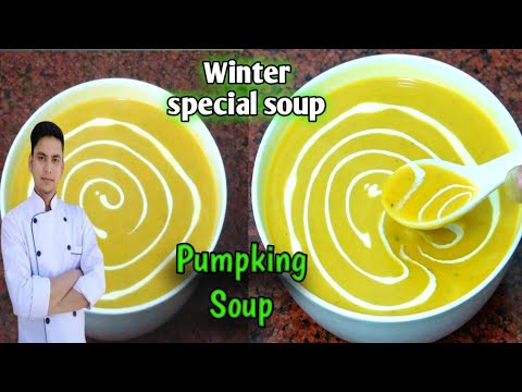 pumpkin soup recipe /arabian soup /winter special soup /creamy soup /