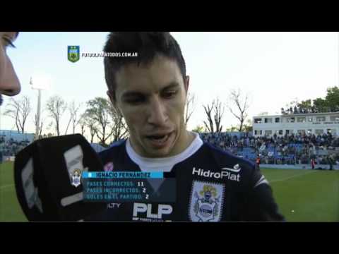 Fernández: "Ojalá se queden". Temperley 1 - Gimnasia 3. Fecha 28. Primera División 2015. FPT.