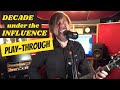Decade Under the Influence (Guitar & Vocals Playthrough) - Fred Mascherino