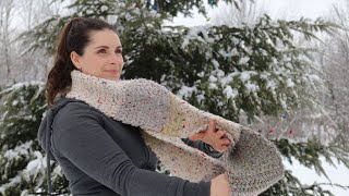 Easy Crochet Infinity Scarf Tutorial | Beginner Friendly Crochet Scarf | Fast Bulky Crochet Scarf