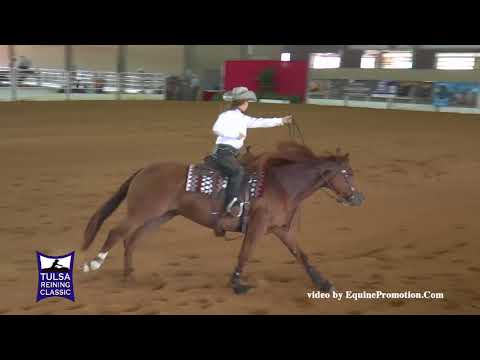 Shirley Shesa Tag ridden by Sidney Perdue  - 2017 Tulsa Reining Classic (Youth 1)