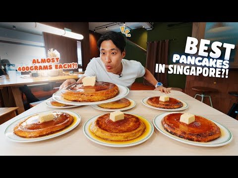 7KG GIANT PANCAKES CHALLENGE! | Is This The BEST Pancakes in Singapore?!