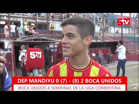 Francisco Panchito Esteche (Boca Unidos) VS Deportivo Mandiyu. Liga Correntina de Futbol 4tos