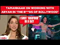 Tamannaah Bhatia On Shooting For Ghafoor Song In The Bads Of Bollywood Aryan Khan Farah Khan