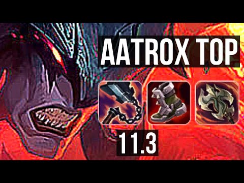 AATROX vs GNAR (TOP) | 7/1/12, 1000+ games, 1.0M mastery, Godlike | KR Diamond | v11.3