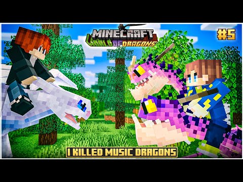 INSANE! I Vanquished Music Dragons - Minecraft World of Dragons 😱
