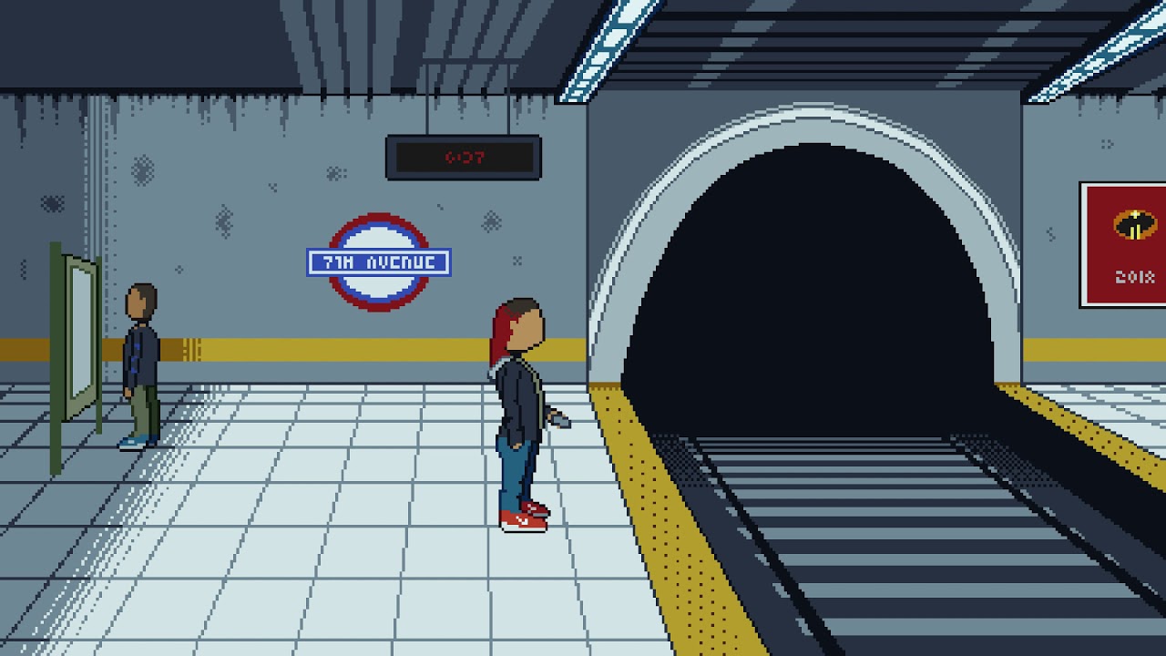 Underground Subway | 16-bit Pixel Art