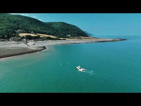 Porlock Beach UK | Drone Footage | Charity Swim (DJI Mini 4 Pro)