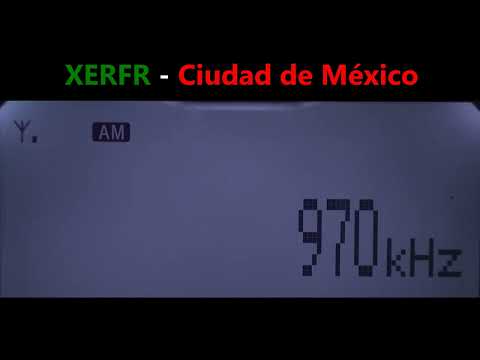 970 XERFR - Ciudad de México captada en Zapopan, Jalisco