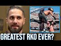 Seth Rollins On The Curb Stomp Into An RKO