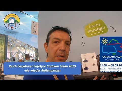 Reich Easysdriver Safetyre no more tire blowouts - The Interview #Caravan Salon 2019