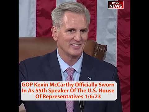GOP Kevin McCarthy Officially Sworn In As 55th Speaker Of The U.S. House Of Representatives
