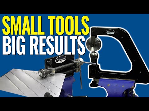 Small Equipment, BIG FEATURES! Perfect English Wheel & Bead Roller for Small Shops - Eastwood