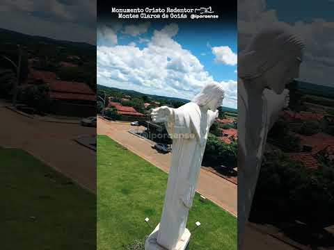 MONTES CLAROS DE GOIÁS, PROJETO VISÃO AÉREA - MONUMENTO CRISTO REDENTOR.