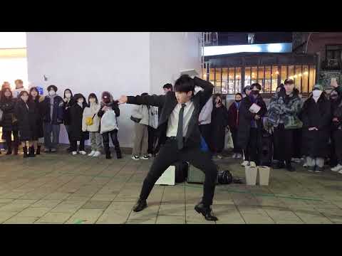 20230131 Tue. HyoJin#김효진&YuKagawa#유카가와 Hongdae Busking 홍대 버스킹 SnowHorse#눈말 204534