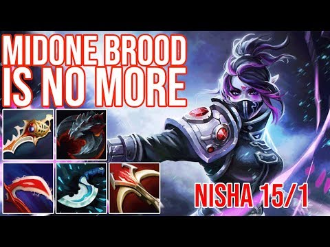 Nisha Templar Assassin Deleting MidOne.