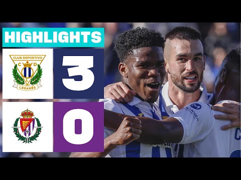 CD LEGANÉS 3 - 0 REAL VALLADOLID | RESUMEN LALIGA HYPERMOTION