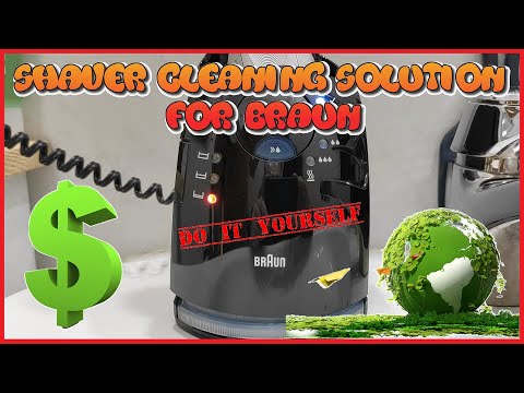 DIY - Shaver cleaning solution - Braun Clean and Renew - CCR2 Cartridge - Tutorial