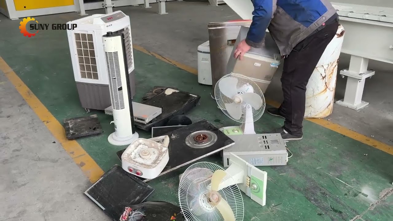 E-Waste Recycling Machine for Small Home Appliances | Shredding & Metal Sorting System