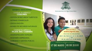 preview picture of video 'Admisiones a Licenciaturas - Universidad de Quintana Roo - UQROO 2014'