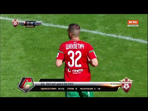 Petar Skuletic's goal. Lokomotiv vs FC Mordovia | RPL 2015/16