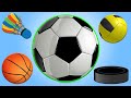 Learn SPORTS BALLS NAMES For Everyone ⚽️🏀🏈⚾️
